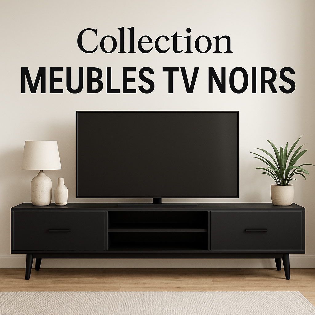 Meuble TV noir